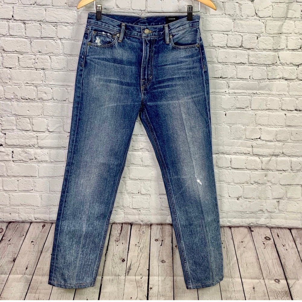 VINCE: Vintage High Rise Denim